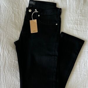 A.P.C. Men's Black Skinny Jeans